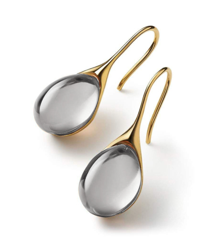 Radiant - Crystal Drop-Shaped Earrings