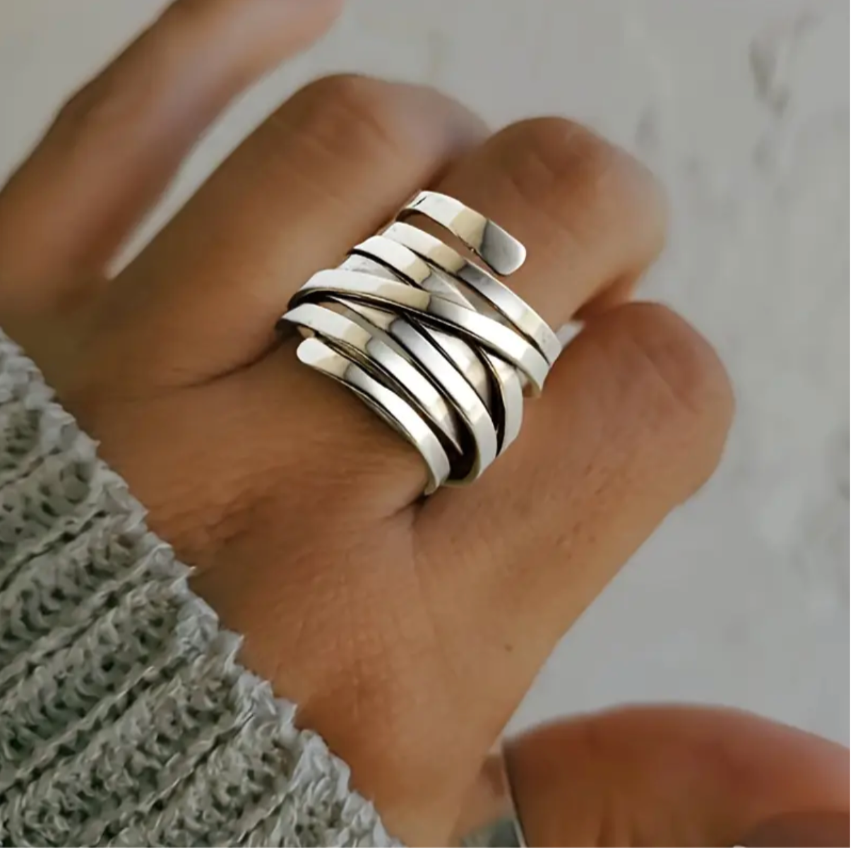 Bliss - Vintage Chunky Silver Ring