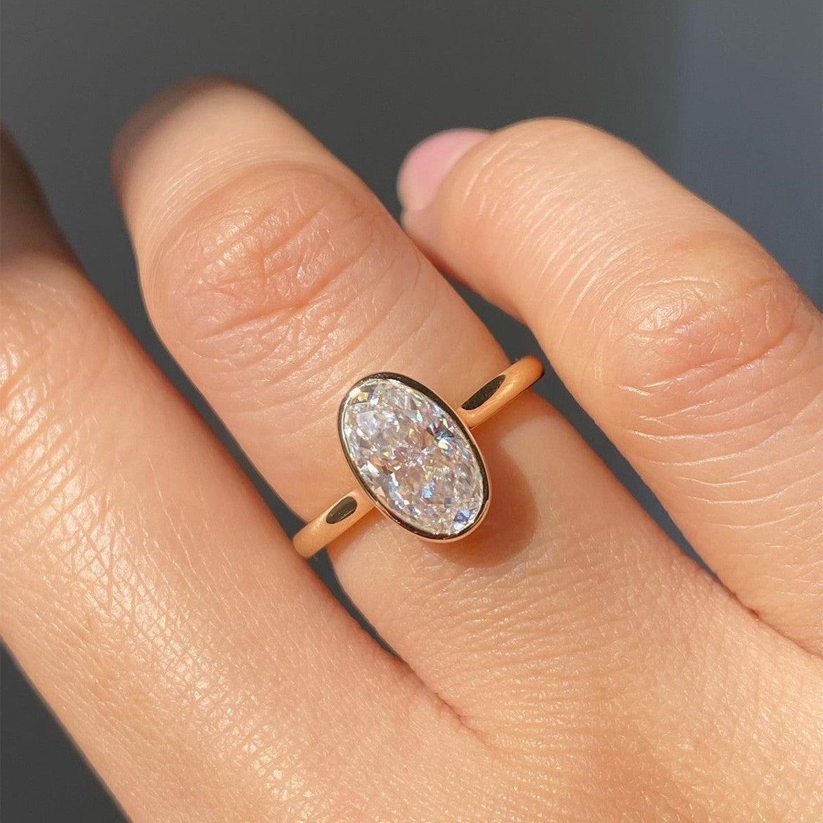 Joy - White Moissanite Ring