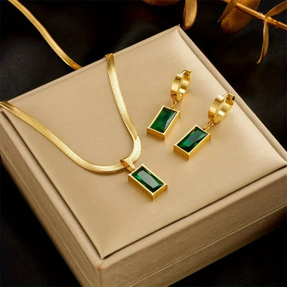 Lunara™ | 18K Gold Jewelry Set