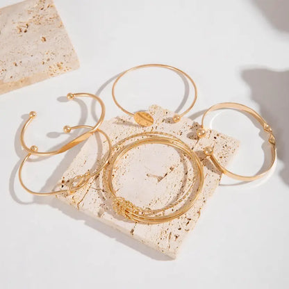 Knotted™ | 18K Gold Elegance Bracelet Set