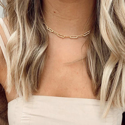 Archen™ | 14K Gold Elegant Chain Necklace
