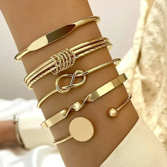 Knotted™ | 18K Gold Elegance Bracelet Set
