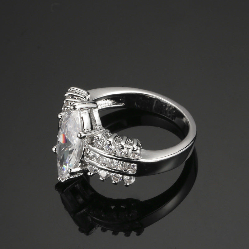 Odette Mercer Ring | White Gold