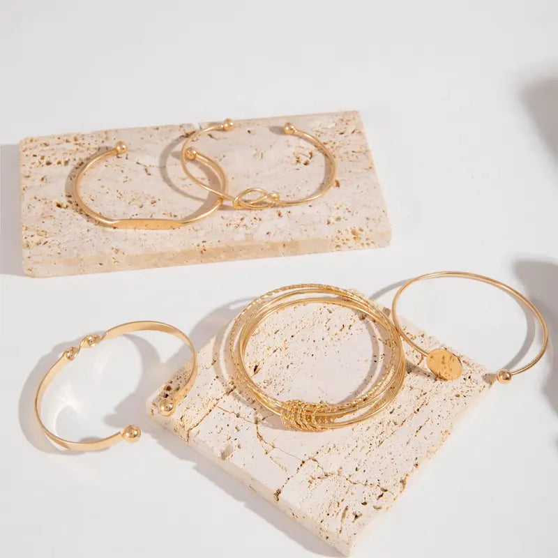 Knotted™ | 18K Gold Elegance Bracelet Set