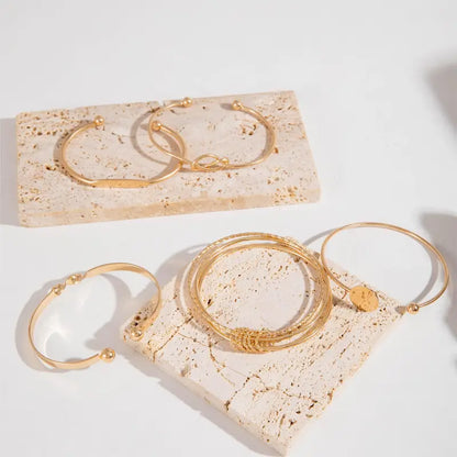 Knotted™ | 18K Gold Elegance Bracelet Set