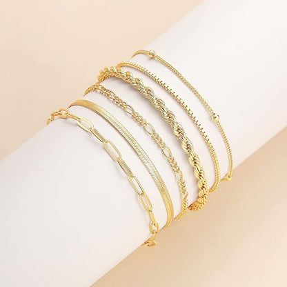 Vernetta™ | 16K Gold Bracelet Set