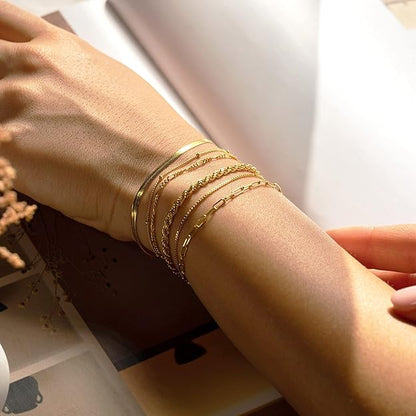Vernetta™ | 16K Gold Bracelet Set