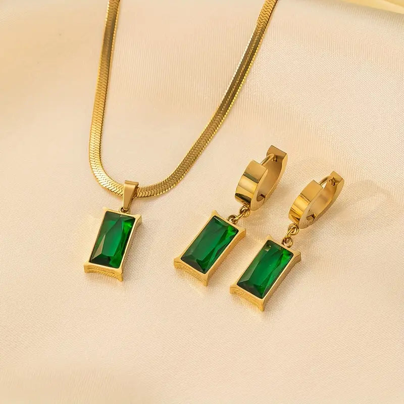 Lunara™ | 18K Gold Jewelry Set