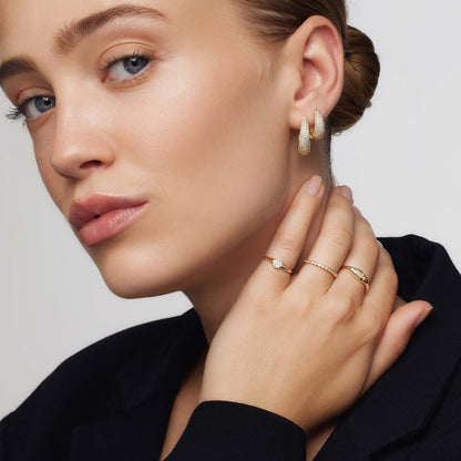 Dome™ | 14K Gold Diamond Ring