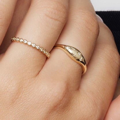 Dome™ | 14K Gold Diamond Ring