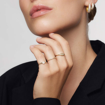 Dome™ | 14K Gold Diamond Ring