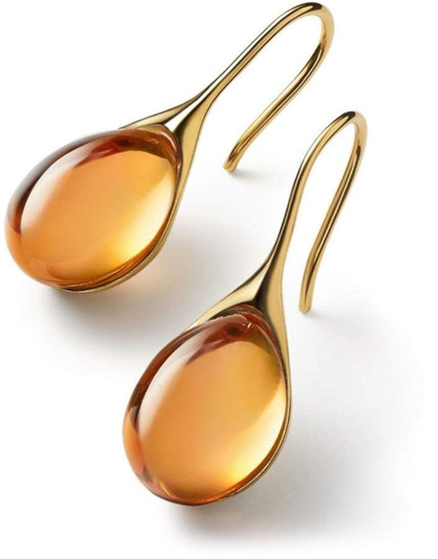 Radiant - Crystal Drop-Shaped Earrings