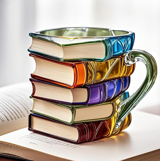 Handcrafted Aurora 3D Book Mug