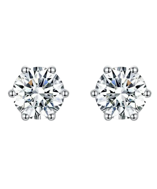 Destinee earrings | White gold