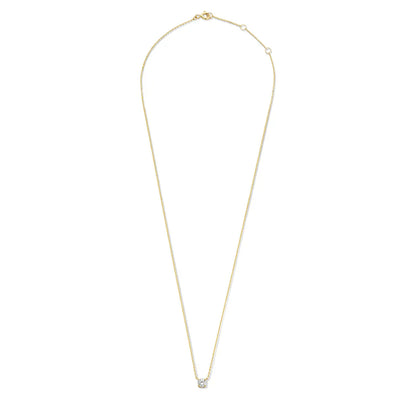 Clea™ | 14K Gold Moissanite Stone Necklace