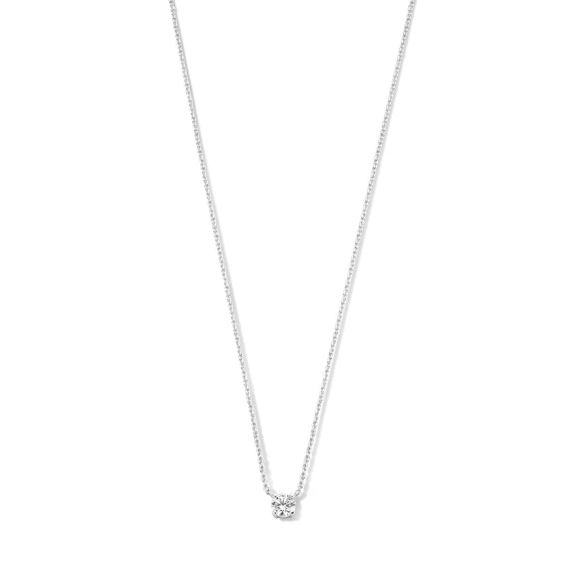 Clea™ | 14K Gold Moissanite Stone Necklace