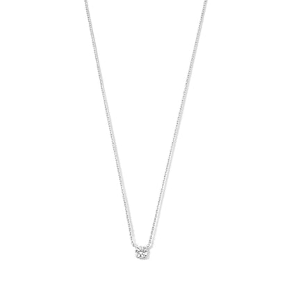 Clea™ | 14K Gold Moissanite Stone Necklace
