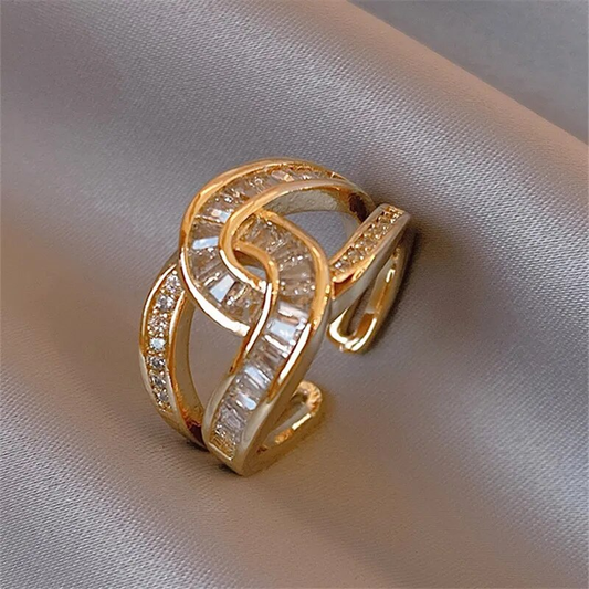 Louisa - Knotted Elegant Adjustable Ring