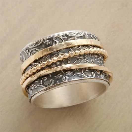 Vintage Gold and Silver Antique Ring
