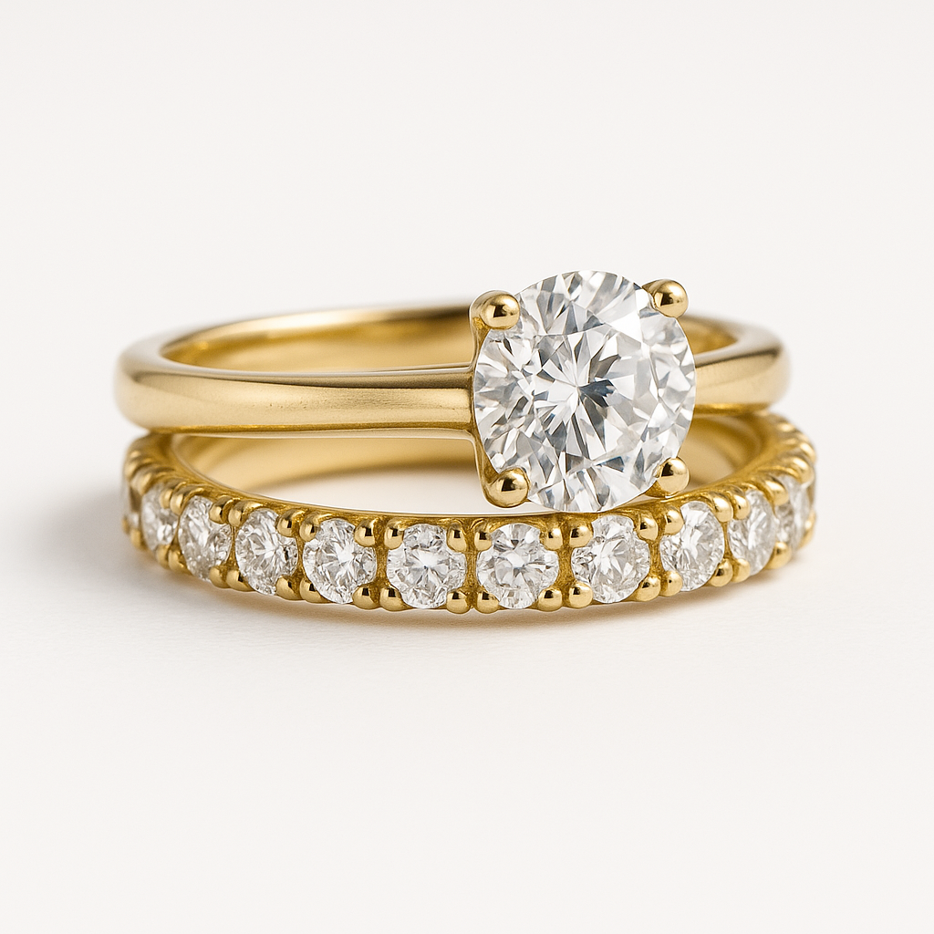 Savaya™ | 18K Gold Ring Set
